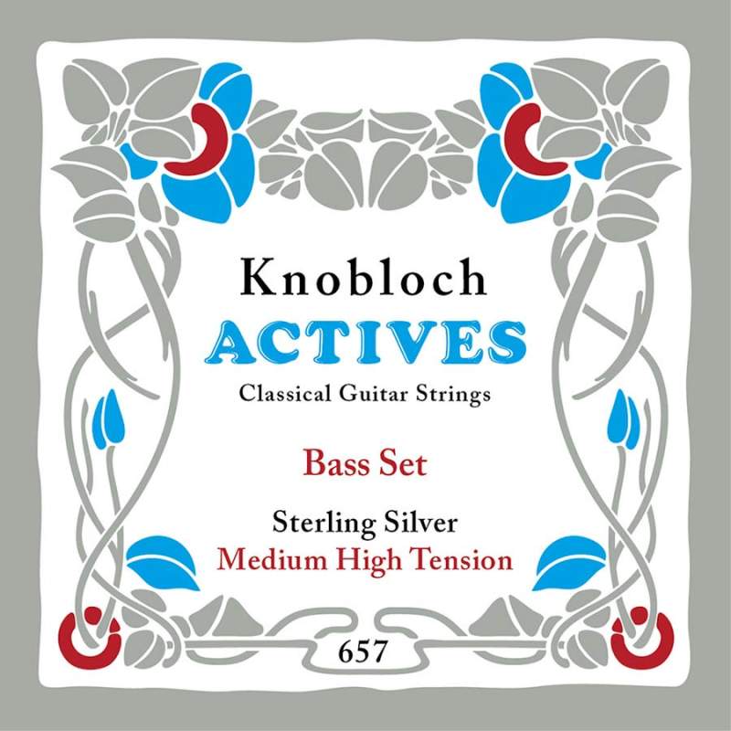 Basové struny na klasickú giaru Knobloch Sterling silver CX 657KAS - 1