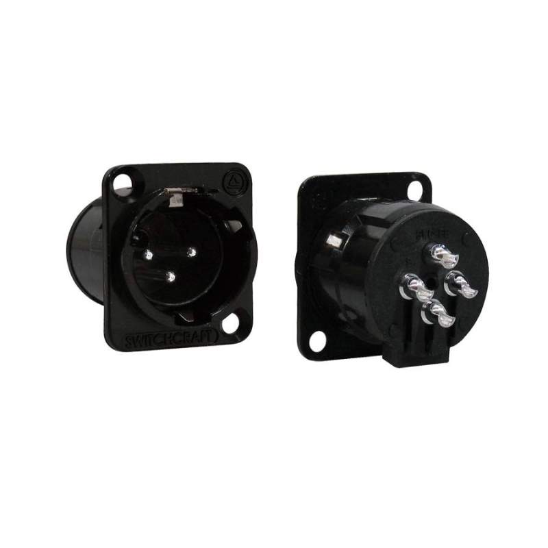XLR panelový konektor Switchcraft SC-E3MSCBEL - 1