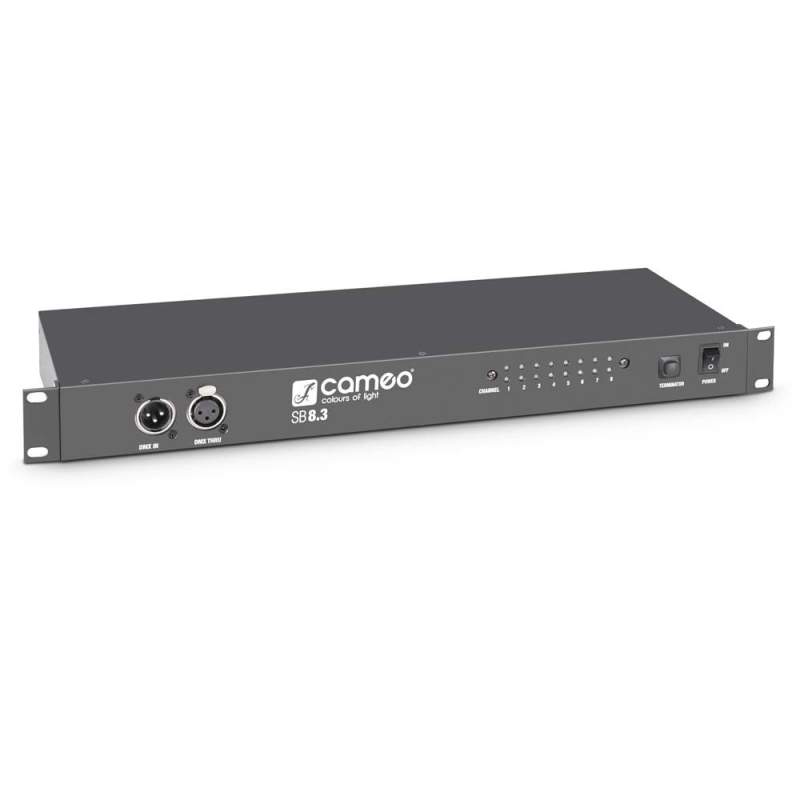 8-kanálový DMX Splitter/Booster (3-pin) Cameo SB8.3 - 1