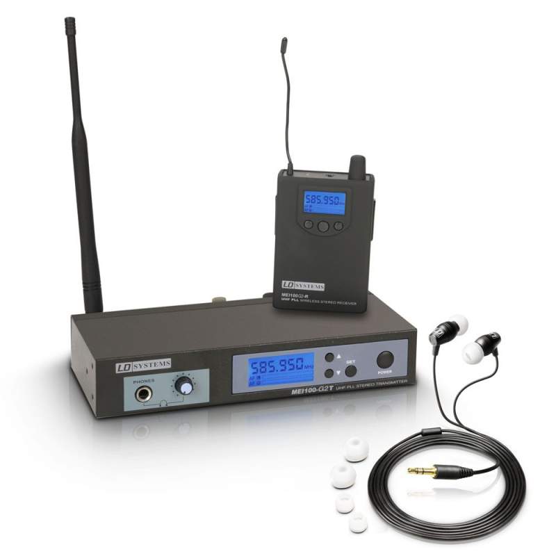 Bezdrôtový In-Ear monitoring systém, 584 – 607 MHz LD Systems MEI 100 G2 B 5 - 1