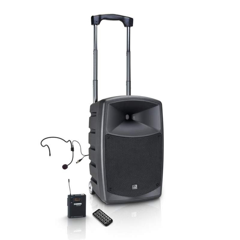 Bluetooth reproduktor s mixérom, bodypack a headset LD Systems ROADBUDDY 10 HS B6 - 1