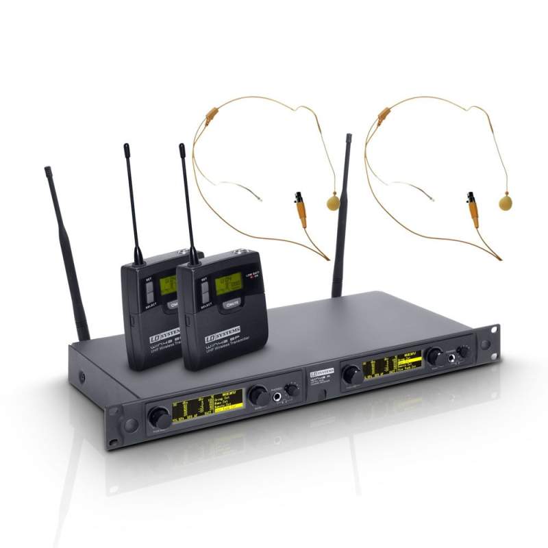 Bezdrôtový systém s 2x belt pack a 2x headsetom LD Systems WIN 42 BPHH 2 B 5 - 1