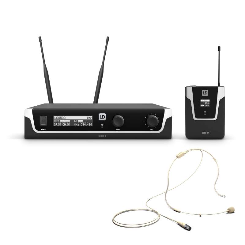 Bezdrôtový systém s headsetom LD Systems U508 BPHH - 1