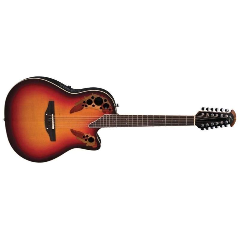 E - akustická gitara Standard Elite Deep Contour Cutaway 12-string Ovation OV553163 - 1