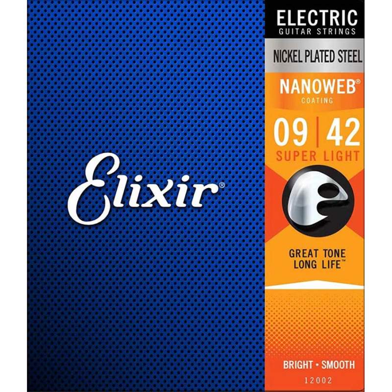 Struny na elektrickú gitaru Elixir Nanoweb EL-12002 - 1