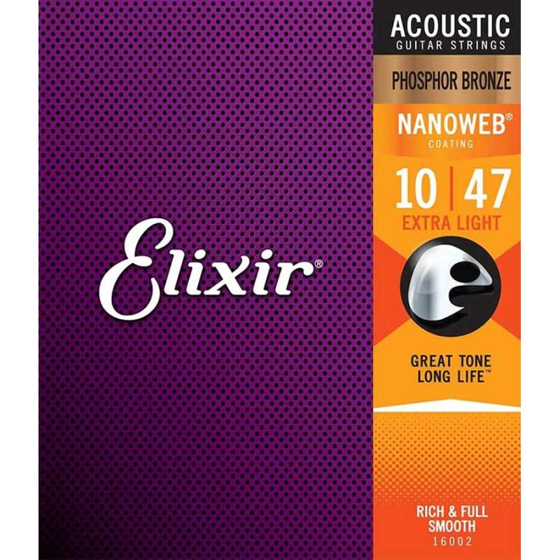 Struny na akustickú gitaru Elixir Nanoweb EL-16002 - 1