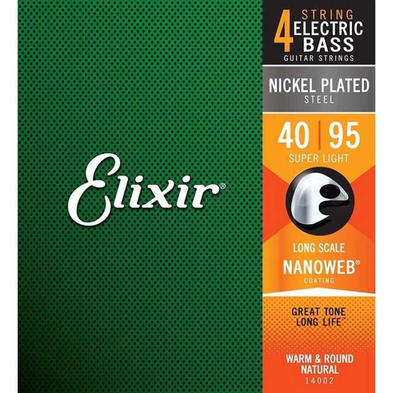 Struny na elektrickú basgitaru Elixir Nanoweb EL-14002 - 1