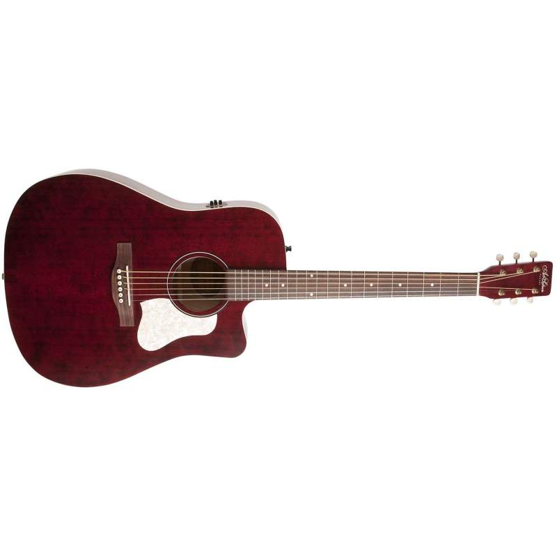 Elektroakustická gitara ART & LUTHERIE Americana Tennessee Red CW QIT - 1