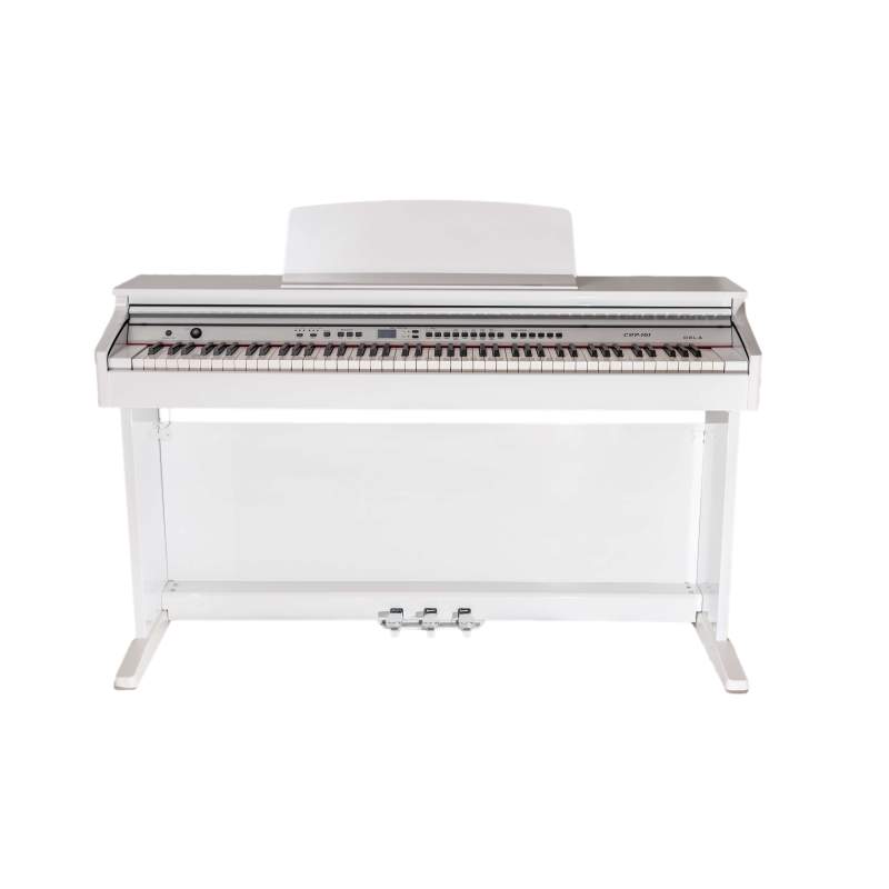 Exkluzívne digitálne piano biely lesk ORLA CDP101/WH - 1