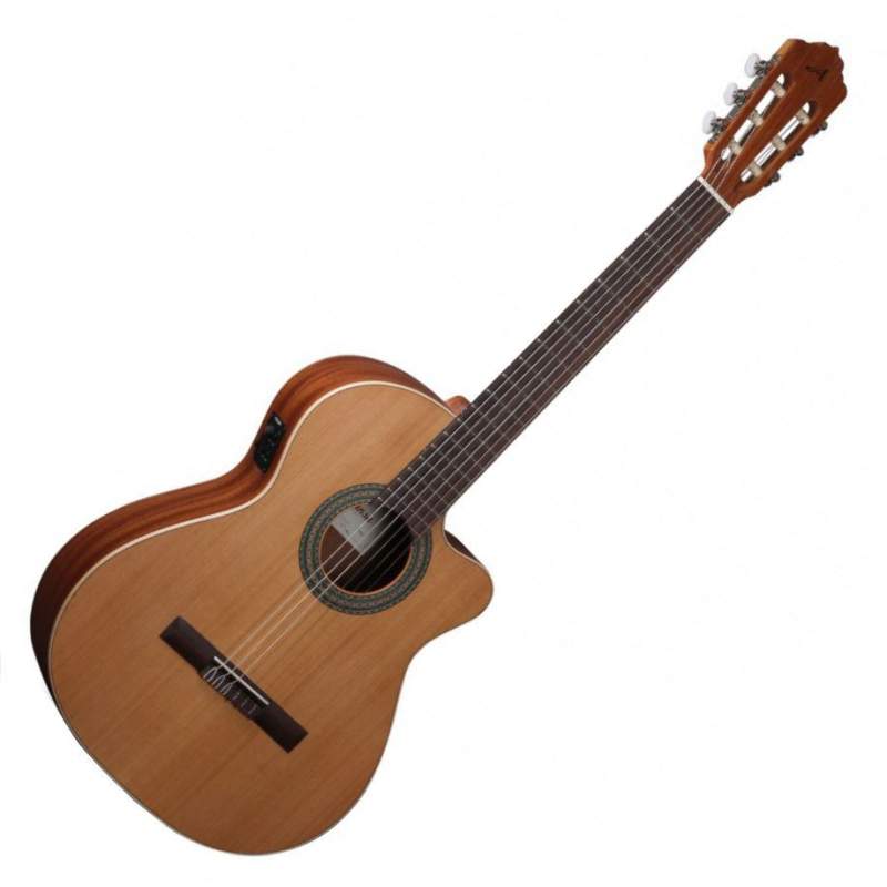 Klasická elektroakustická gitara 4/4 Almansa 400 Nature CW EZ - 1
