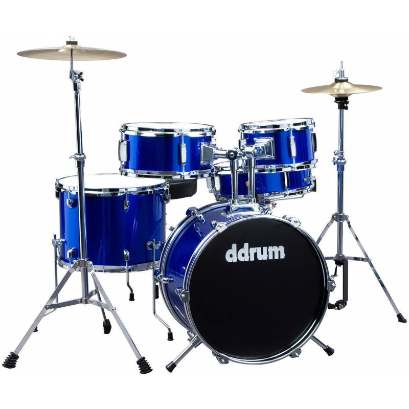DDRUM D1 Junior Drum Set 5pc - Police Blue