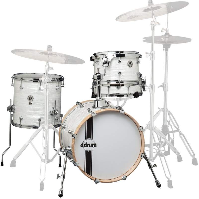 4-dielna bicia súprava DDRUM SE Bop Kit In White Marine Pearl Finish - 1