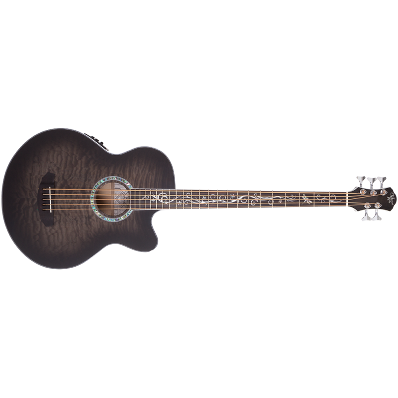 Elektroakustická basgitara Michael Kelly Dragonfly 5 Smoke Burst - 1