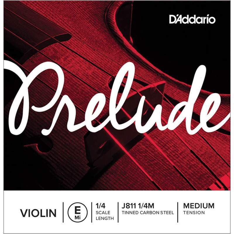 Struna na husle E 1/4 D'Addario Prelude J811-14M - 1