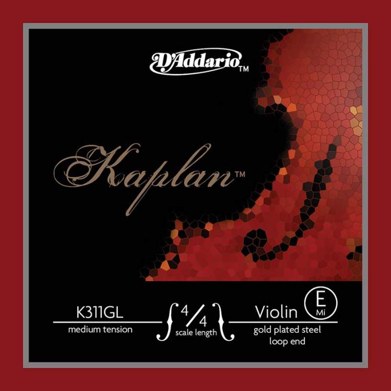 Struna na husle E D'Addario Kaplan Gold K311GL-44M - 1