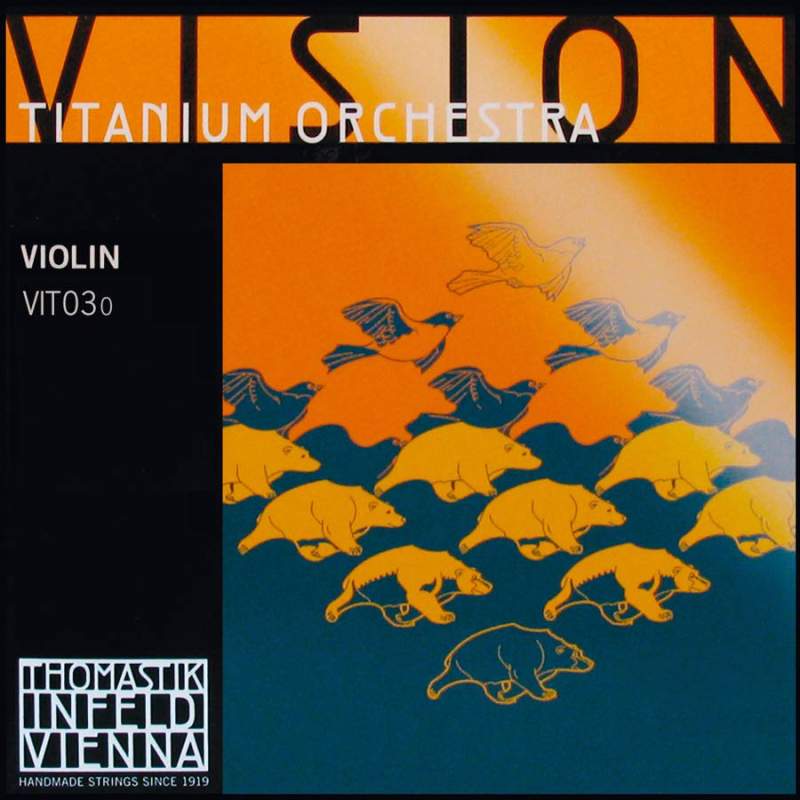 Struna na husle D 4/4 Thomastik Vision Titanium Orchestra VIT-03-O - 1