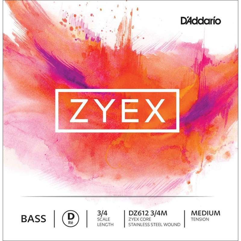 Struna na kontrabas D 3/4 D'Addario Zyex DZ612-34M - 1