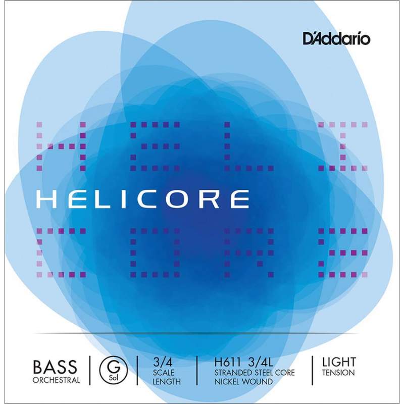Struna na kontrabas G 3/4 D'Addario Helicore Orchestral H611-34L - 1