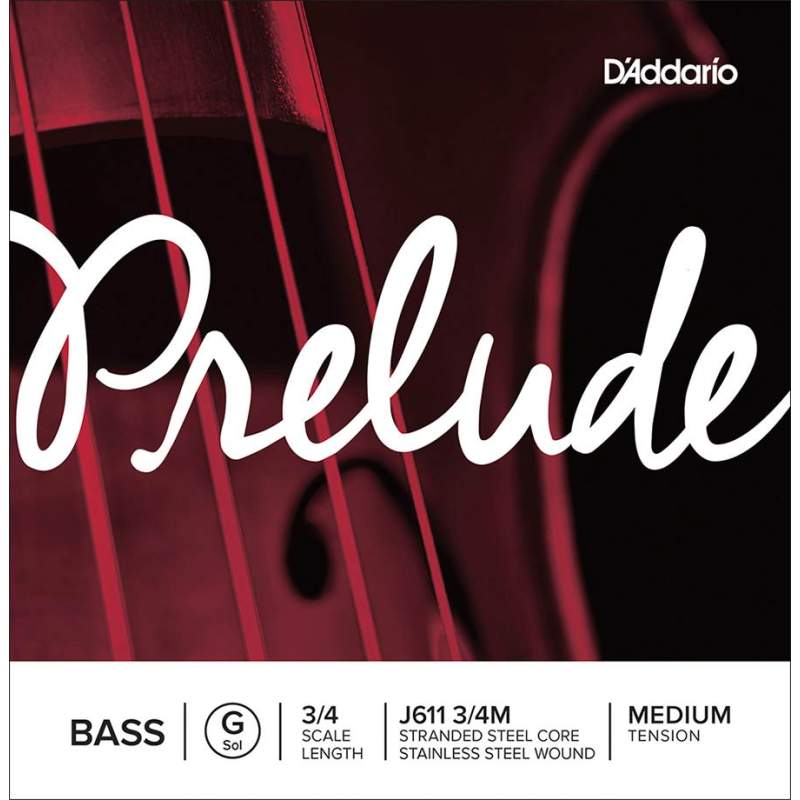 Struna na kontrabas G 3/4 D'Addario Prelude J611-34M - 1