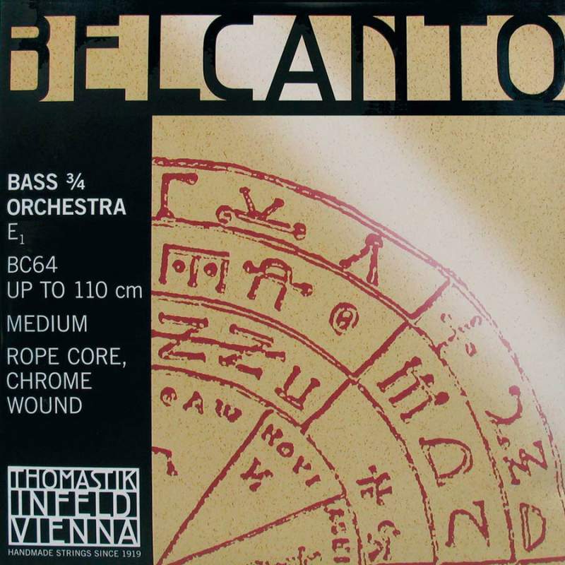 Struna na kontrabas E 4/4 - 3/4 Thomastik Belcanto THBC-64 - 1