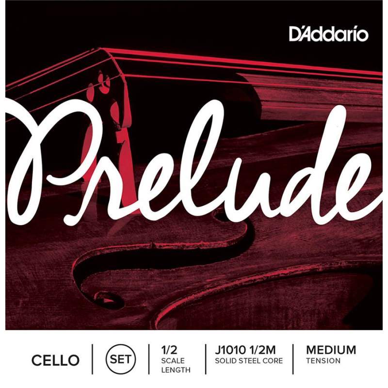 Struny na violončelo 1/2 D'Addario Prelude J1010-12M - 1