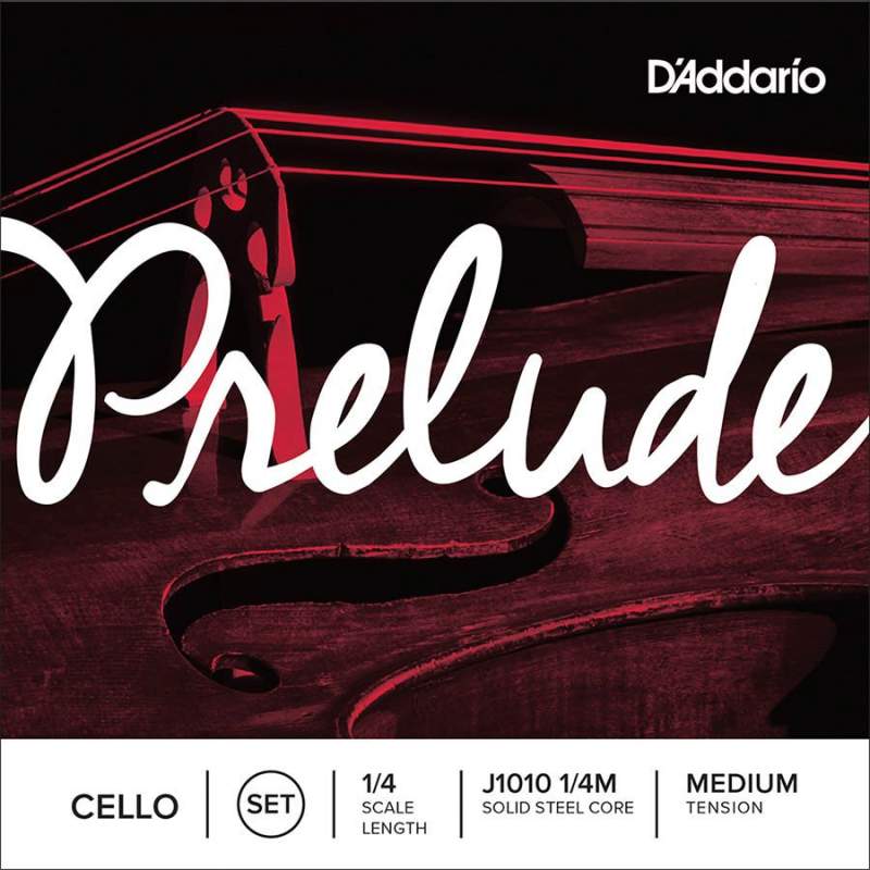 Struny na violončelo 1/4 D'Addario Prelude J1010-14M - 1