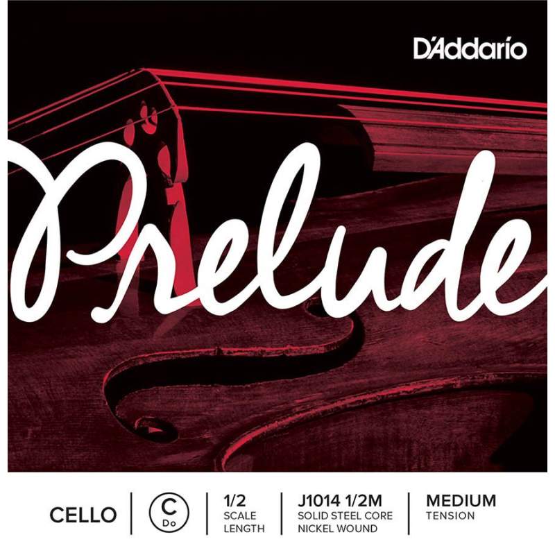 Struna na violončelo C 1/2 D'Addario Prelude J1014-12M - 1