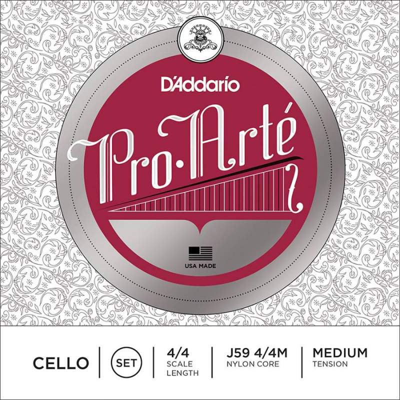 Struny na violončelo 4/4 D'Addario Pro Arte Bowed J59-44M - 1