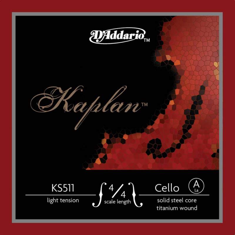 Struna na violončelo A 4/4 D'Addario Kaplan KS511-44L - 1