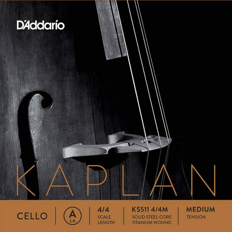 Struna na violončelo A 4/4 D'Addario Kaplan KS511-44M - 1