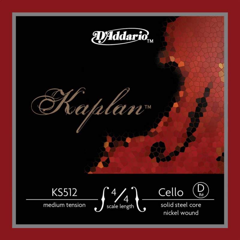 Struna na violončelo D 4/4 D'Addario Kaplan KS512-44M - 1