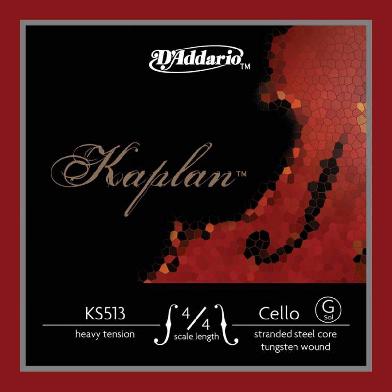 Struna na violončelo G 4/4 D'Addario Kaplan KS513-44H - 1