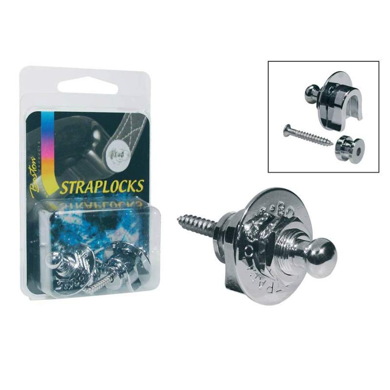 Poistka na popruh ku gitare Boston Lock & Rock BEP-10-CH - 1