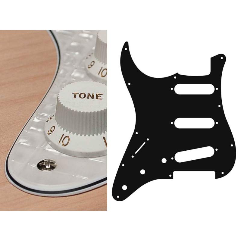 Pickguard Stallion SSS Boston SL-413-PWW - 1