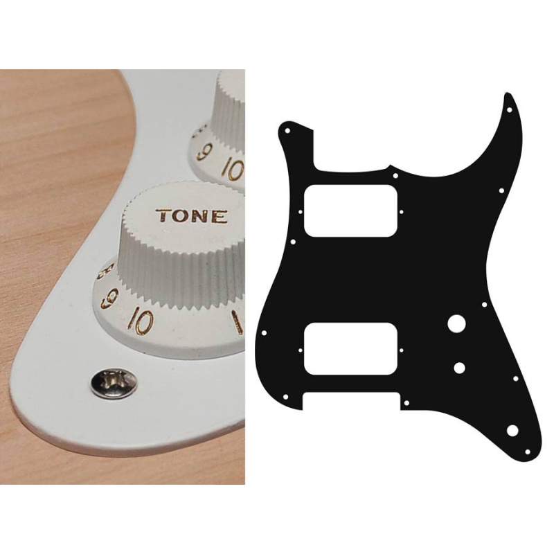 Pickguard Stallion HH Boston ST-131-W - 1