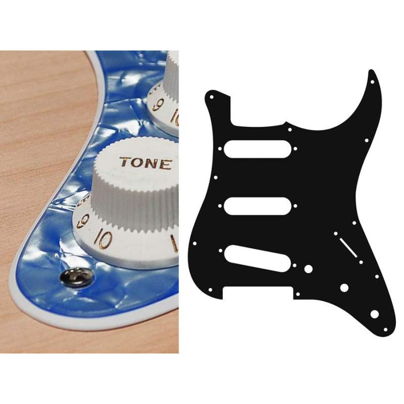 Pickguard Stallion SSS Boston ST-213-POB - 1