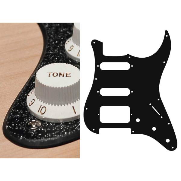 Pickguard Stallion SSH Boston ST-223-SBK