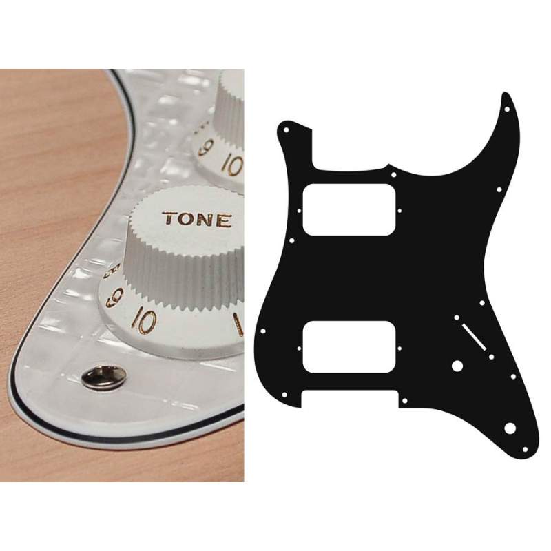 Pickguard Stallion HH Boston ST-432-PWW - 1