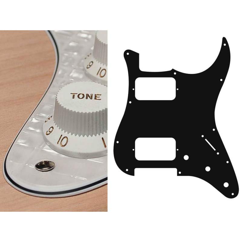 Pickguard Stallion HH Boston ST-433-PWW - 1