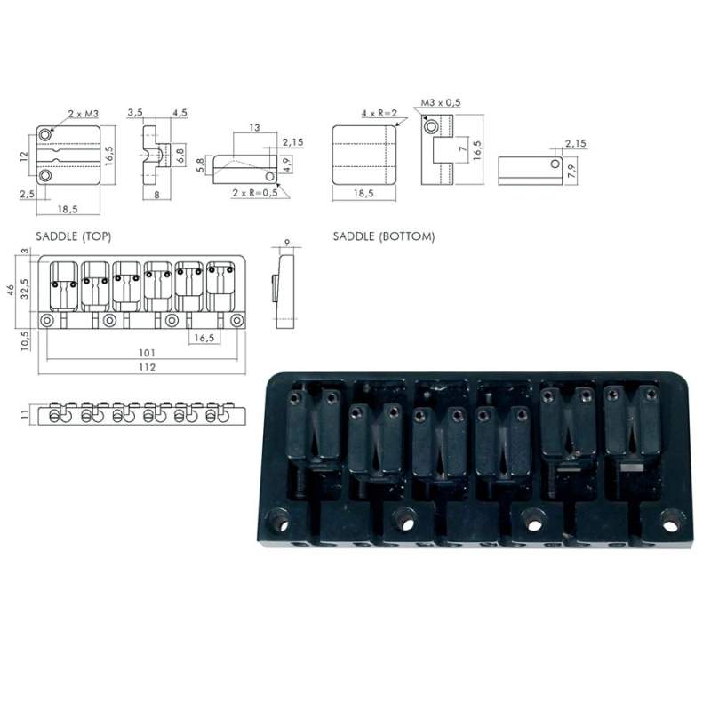 Kobylka a strunník WMI-model Boston BB-706-B - 1