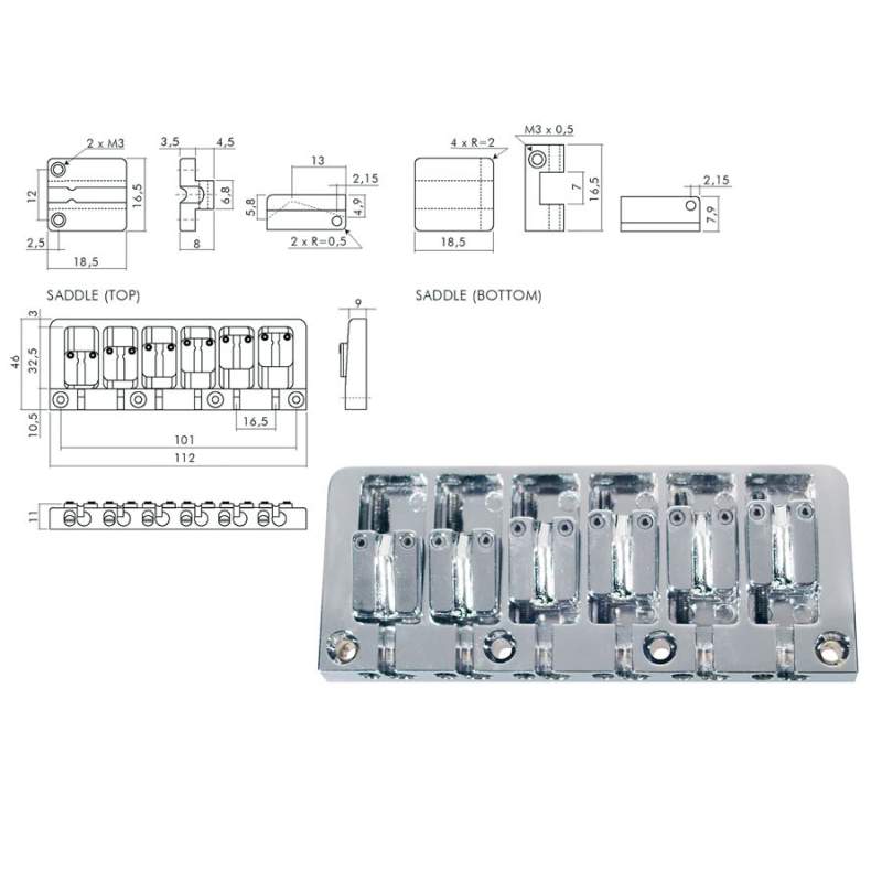 Kobylka a strunník WMI-model Boston BB-706-C - 1