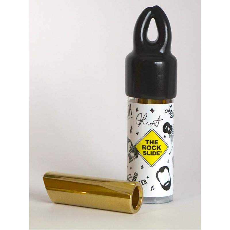 Mosadzdný slide s podpisom The Rock Slide TRS-JL - 1