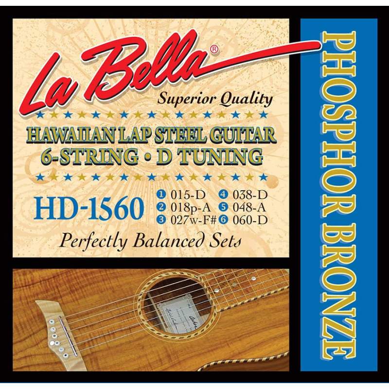 Struny na gitaru LaBella Lap Steel Guitar L-HD-1560 - 1