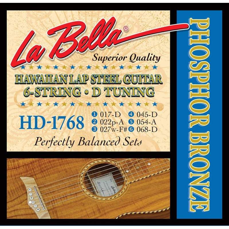 Struny na gitaru LaBella Lap Steel Guitar L-HD-1768 - 1