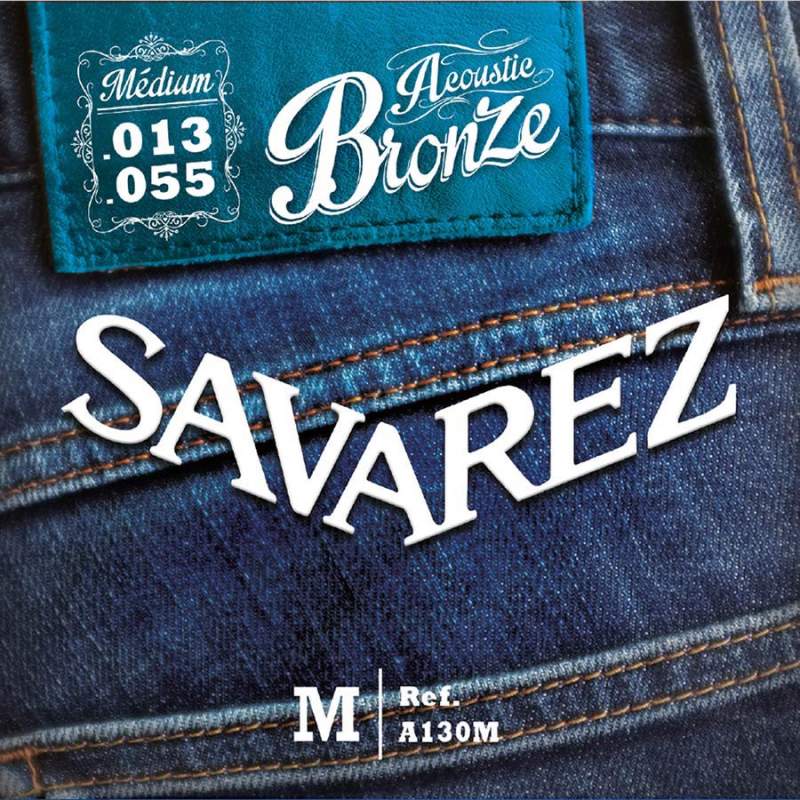 Struny na akustickú gitaru Savarez Acoustic Bronze A130M - 1