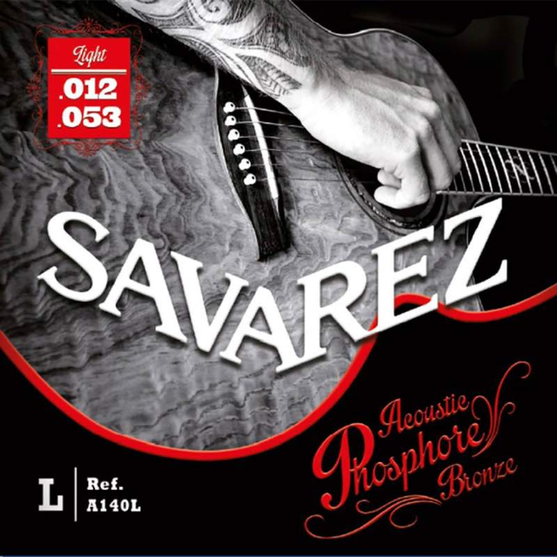 Struny na akustickú gitaru Savarez Acoustic Phosphore Bronze A140L - 1