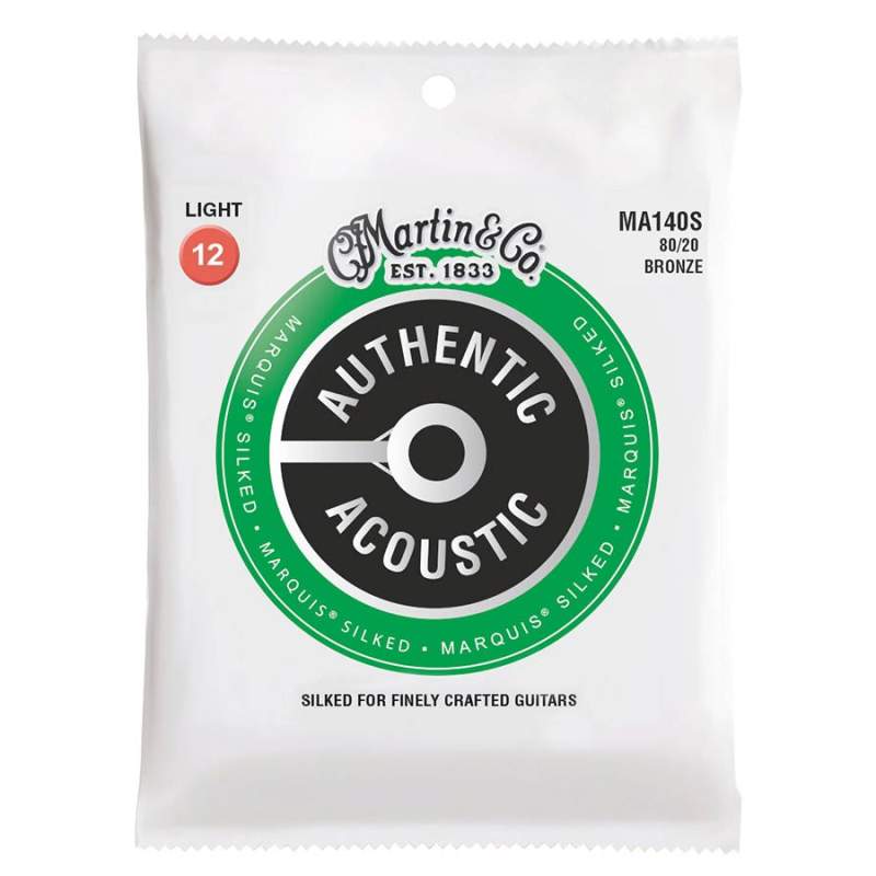 Struny na gitaru Martin Authentic Acoustic Silked MA140S - 1