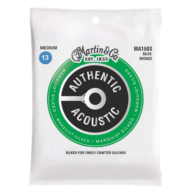Struny na gitaru Martin Authentic Acoustic Silked MA150S - 1
