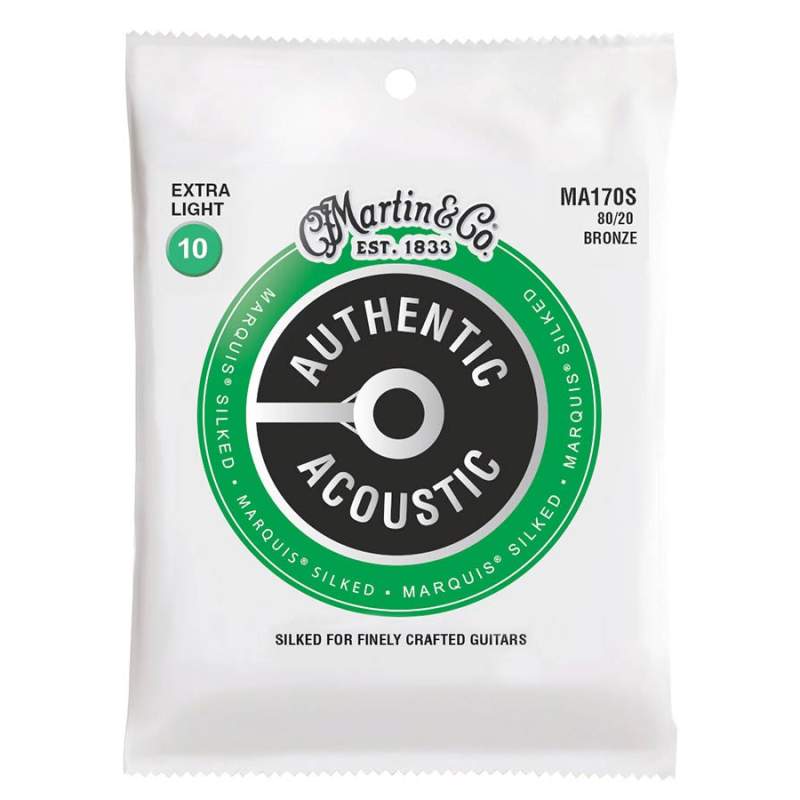 Struny na gitaru Martin Authentic Acoustic Silked MA170S - 1