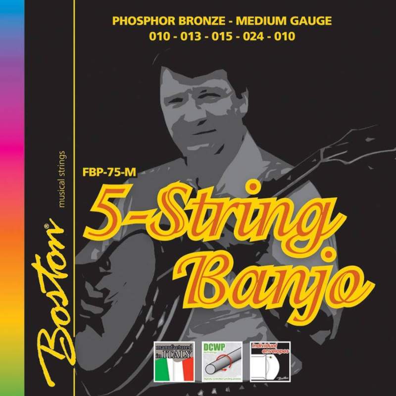 Struny na 5-strunové banjo Boston FBP-75-M - 1